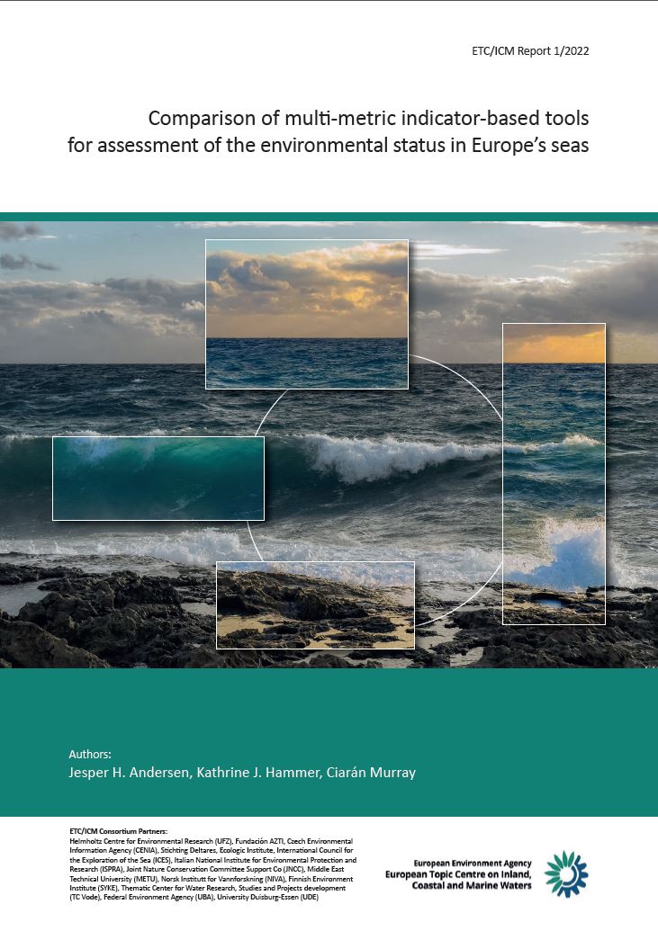 ETC/ICM report 'Comparison of multi-metric indicator-based tools for assessment of the environmental status in Europe&rsquo;s seas'